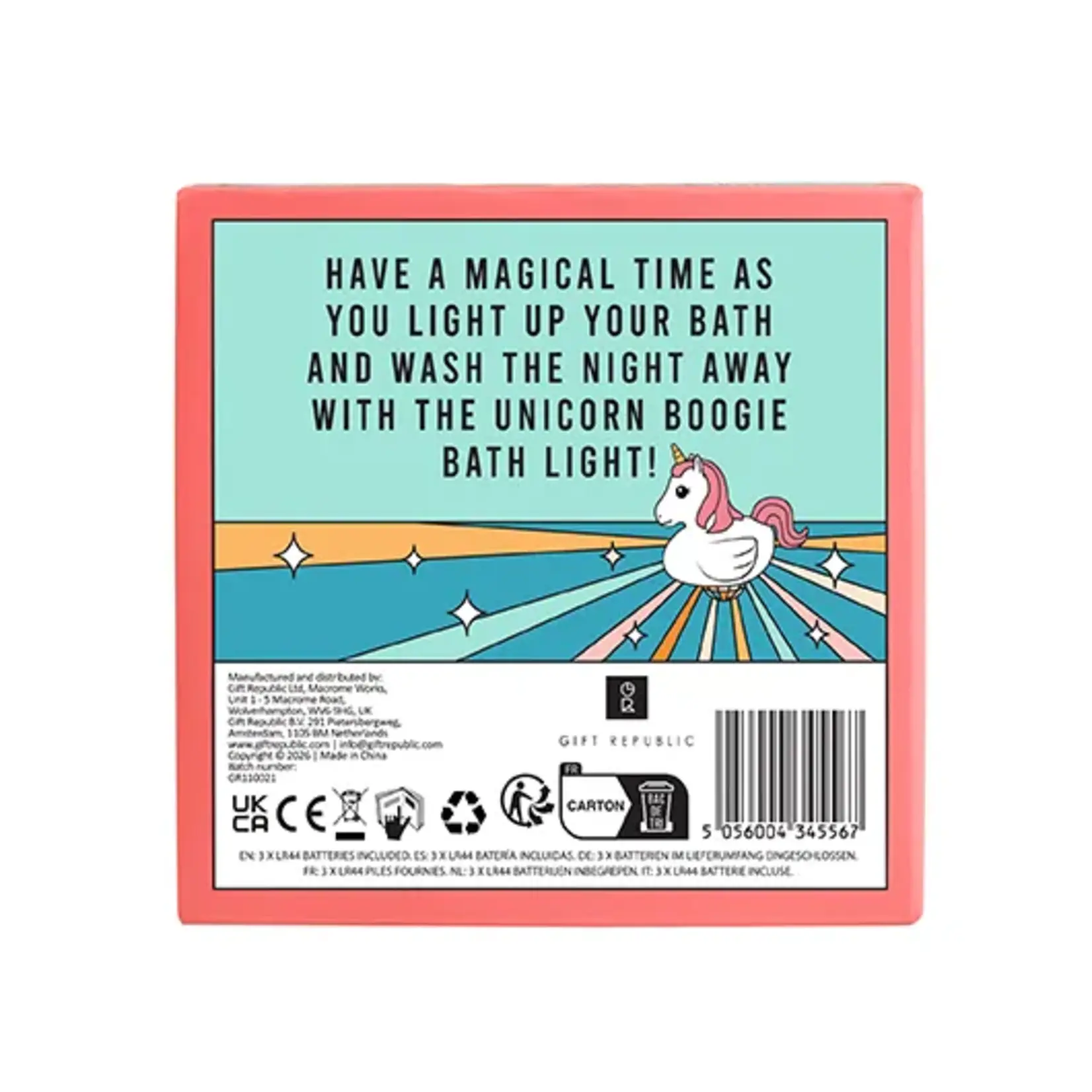 Gift Republic Unicorn Bath Light