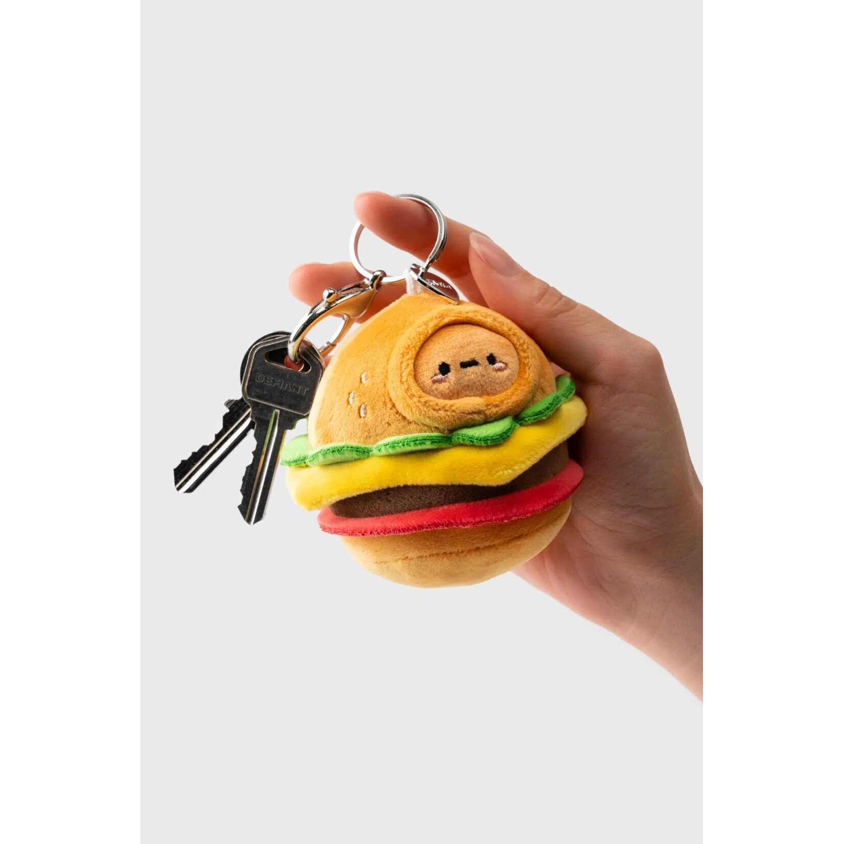 Smoko Hamburger Tayto Potato Bag Charm