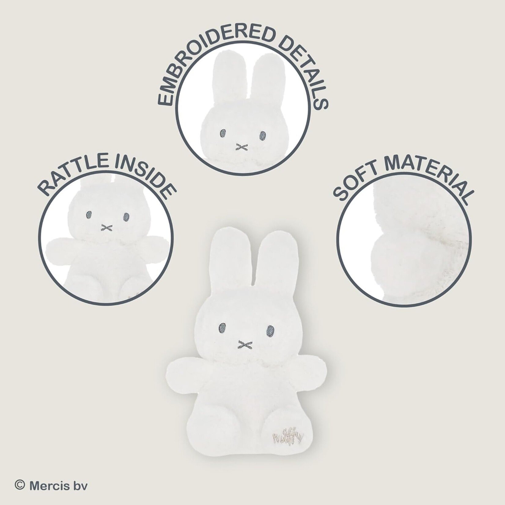 Miffy Baby 5" Rattle