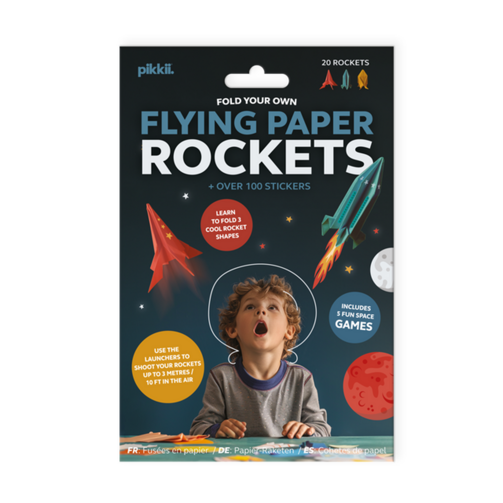 Pikkii Flying Paper Rockets