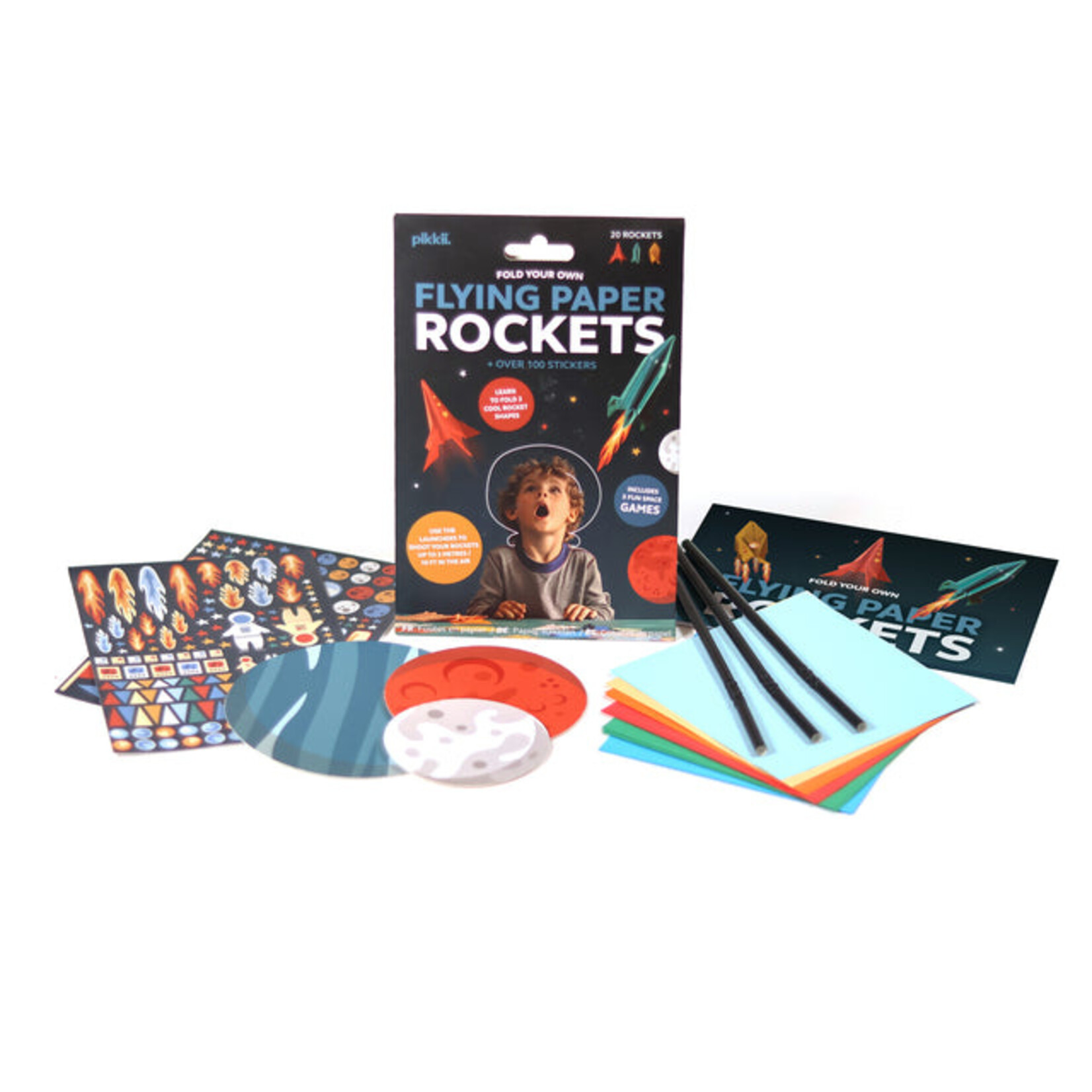 Pikkii Flying Paper Rockets