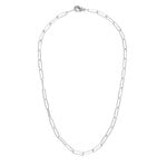 Silver Paperclip Chain Necklace
