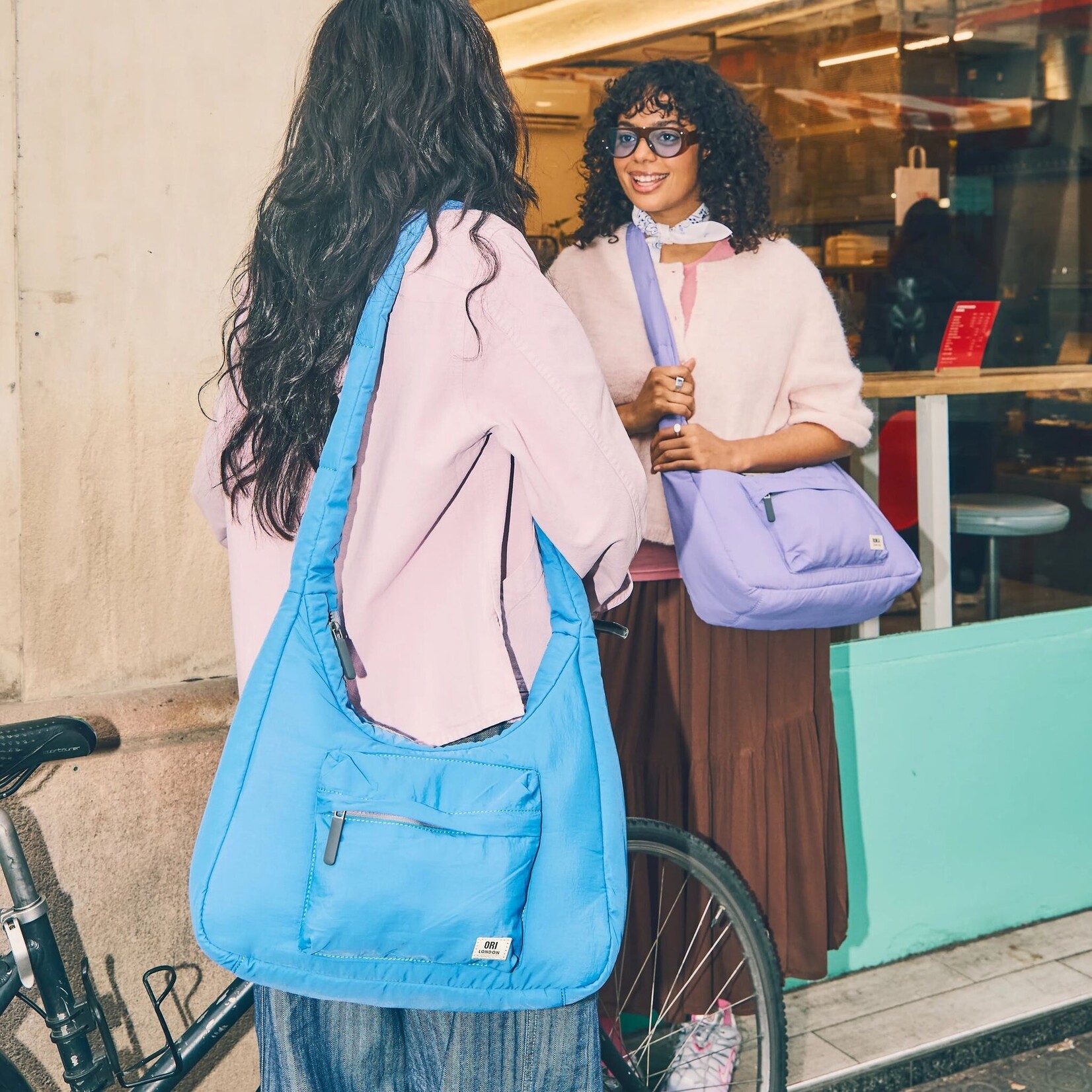 ori Belsize Medium Taslon in Malibu Blue