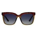 Frenchy Polarized Sunglasses in Green /Leo Tortoise