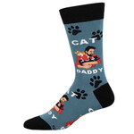 Socksmith Cat Daddy Blue Men's Socks