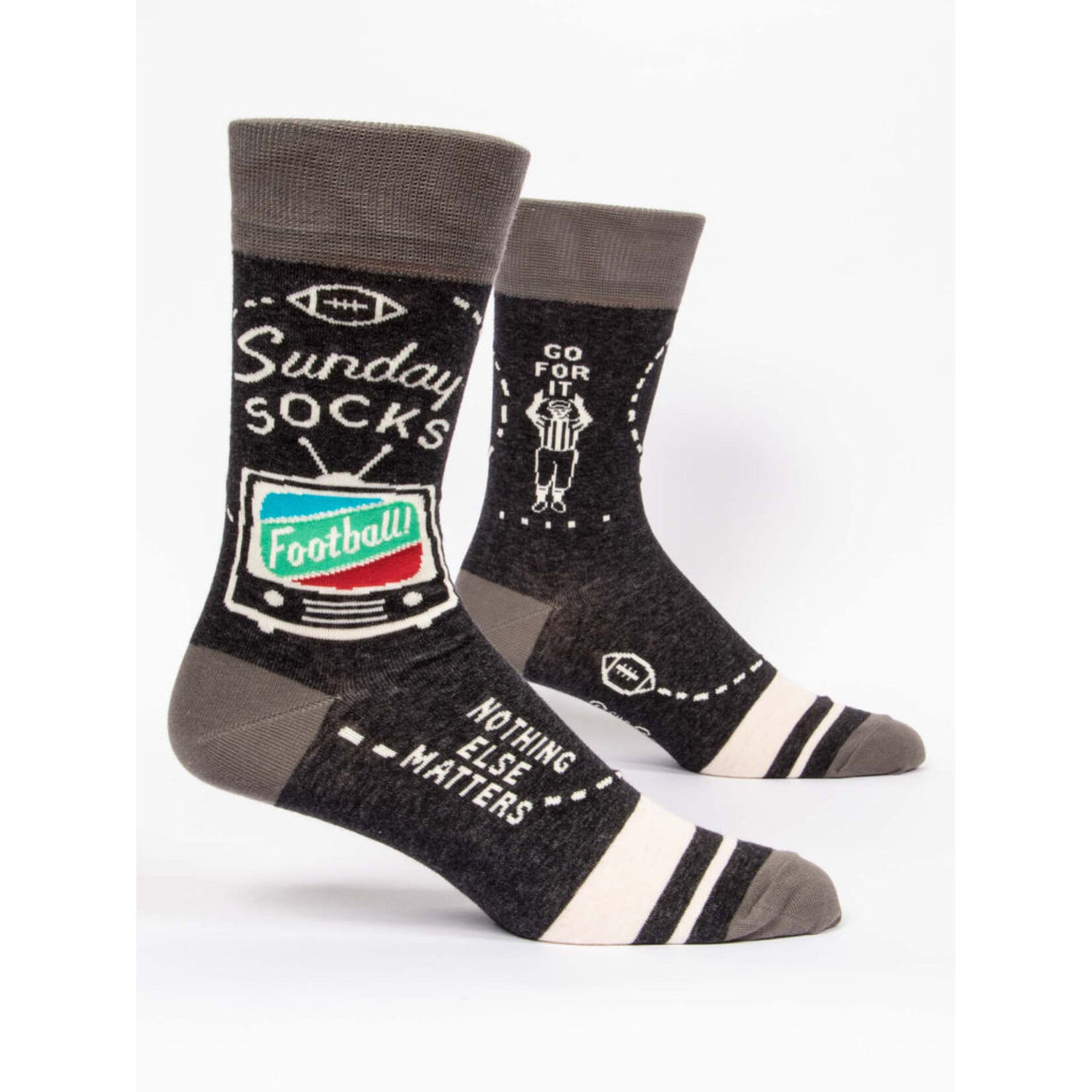 Blue Q Sunday Football Men's Socks