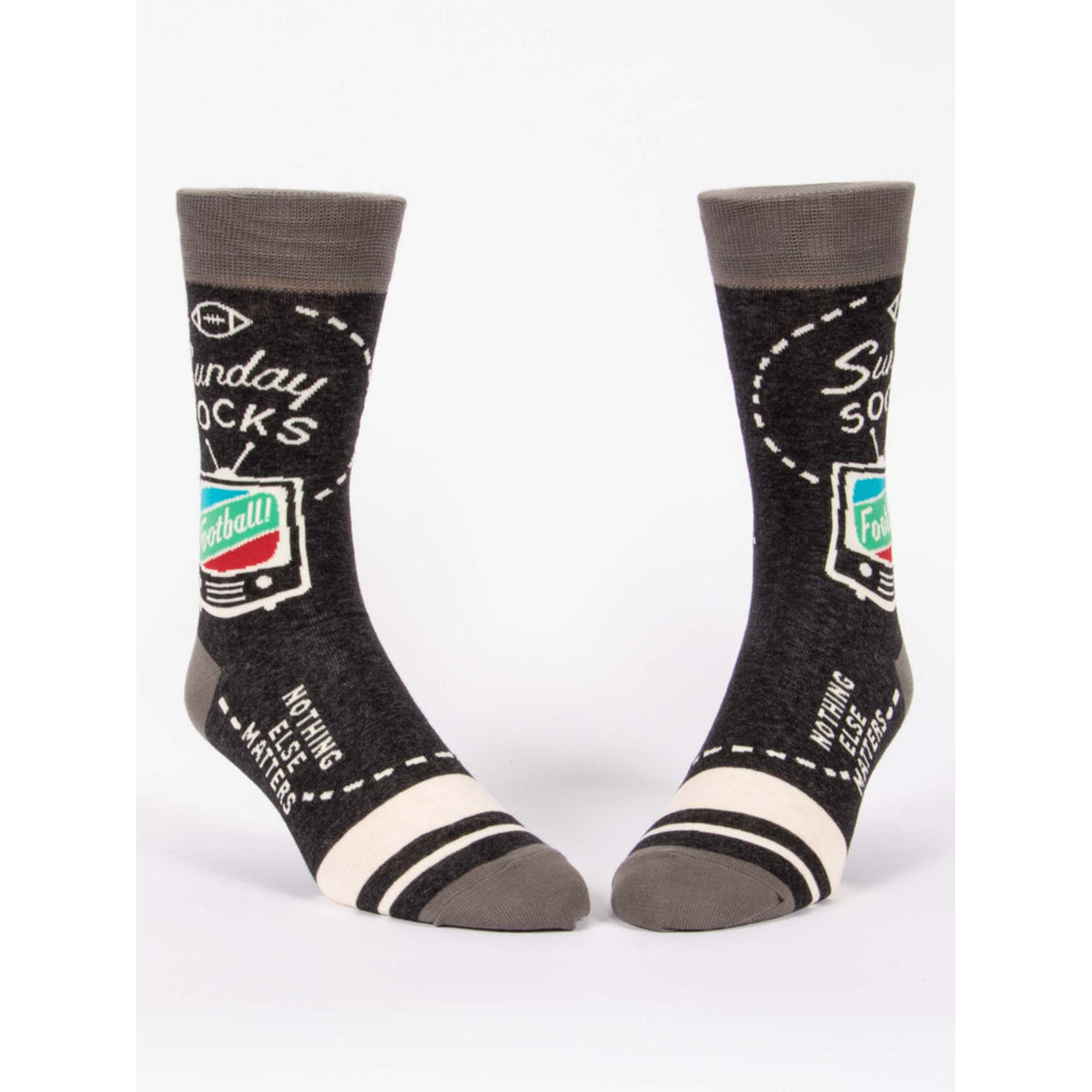 Blue Q Sunday Football Men's Socks