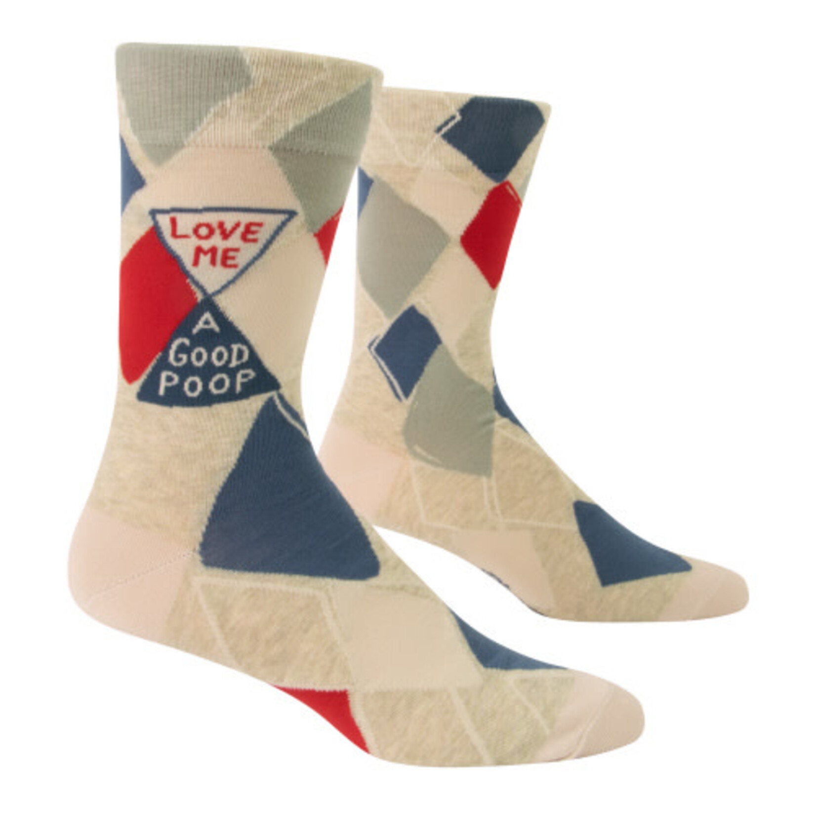 Blue Q Love Me a Good Poop Men's Socks
