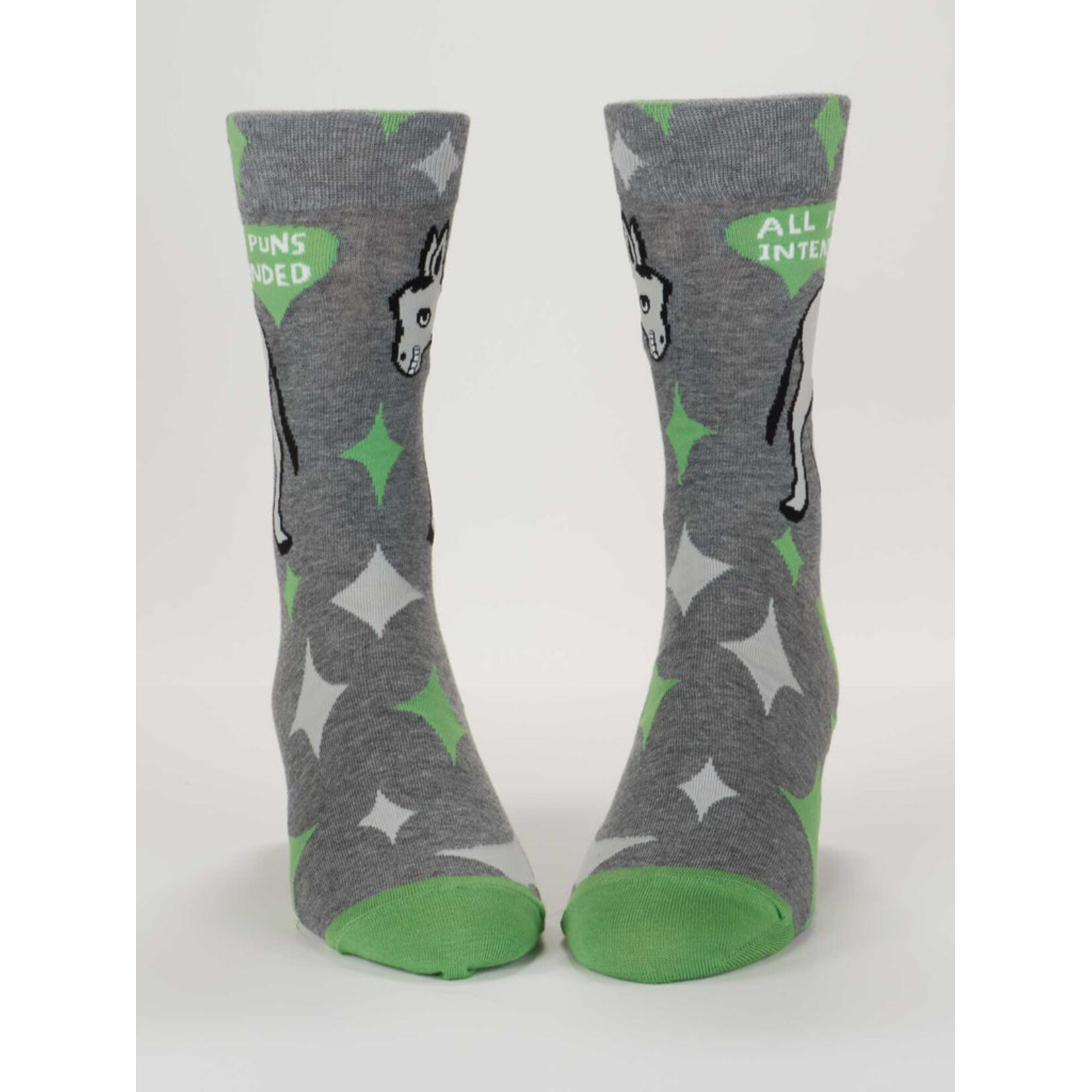 Blue Q All Puns Intended Men's Socks