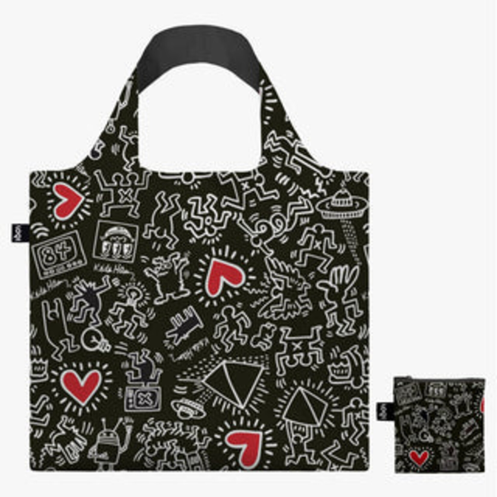 Keith Haring Dancing Heart Reflective Loqi Bag