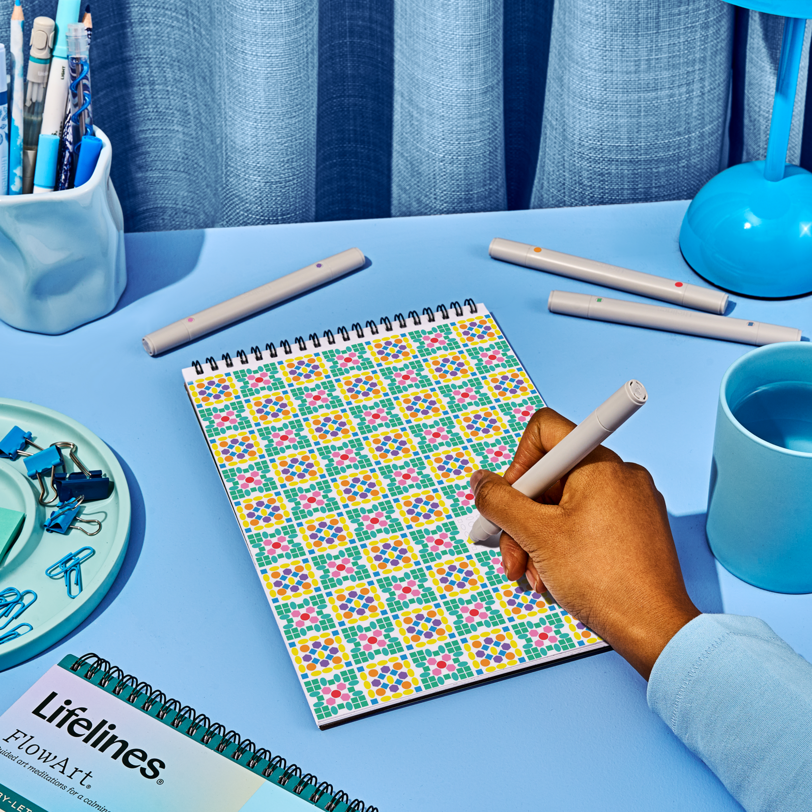 Mediterranean Stamp by Shape FlowArt