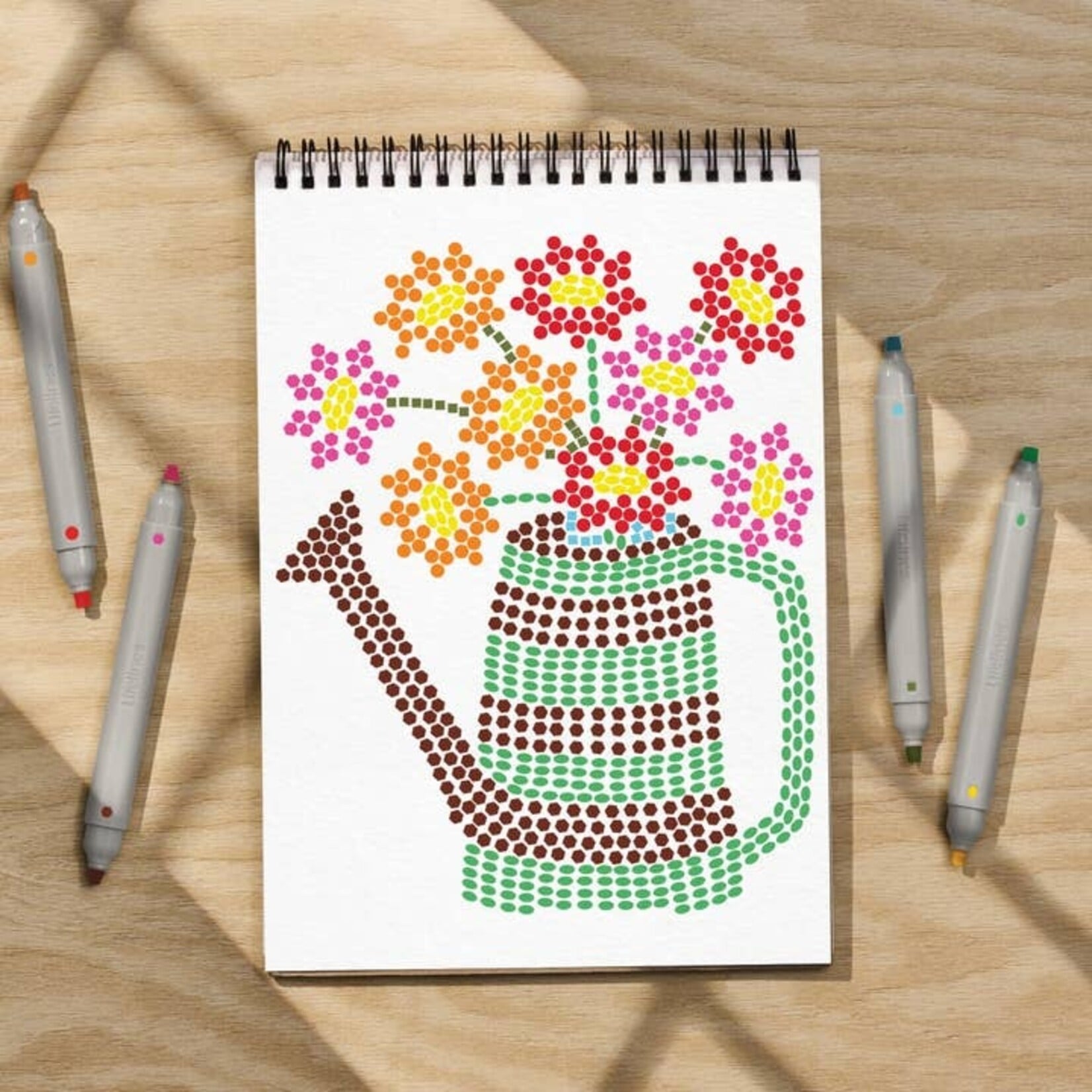 Secret Garden Stamp by Shape FlowArt