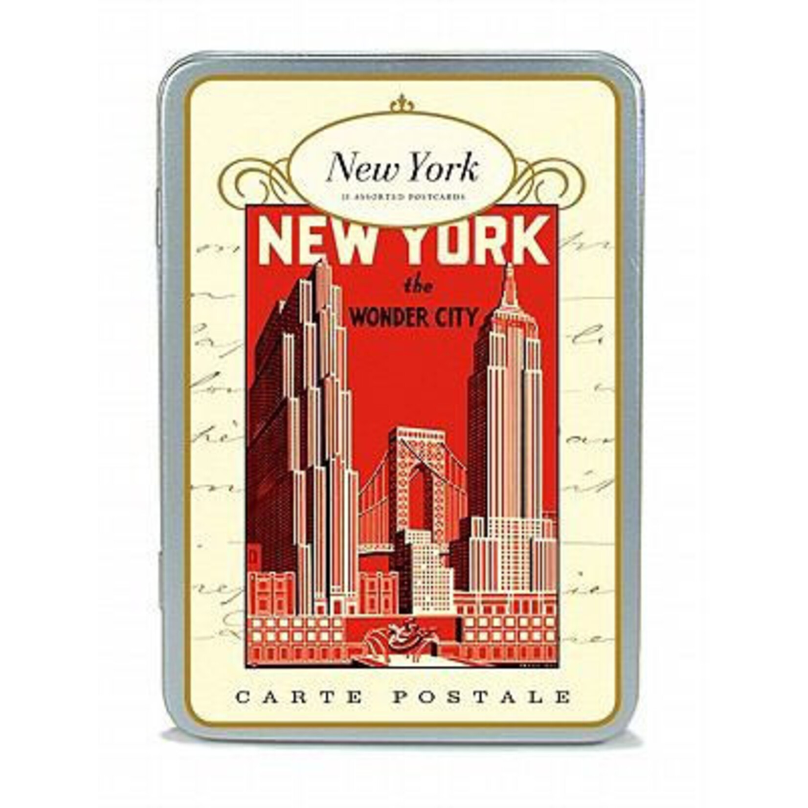 Cavallini Red NYC Postcards