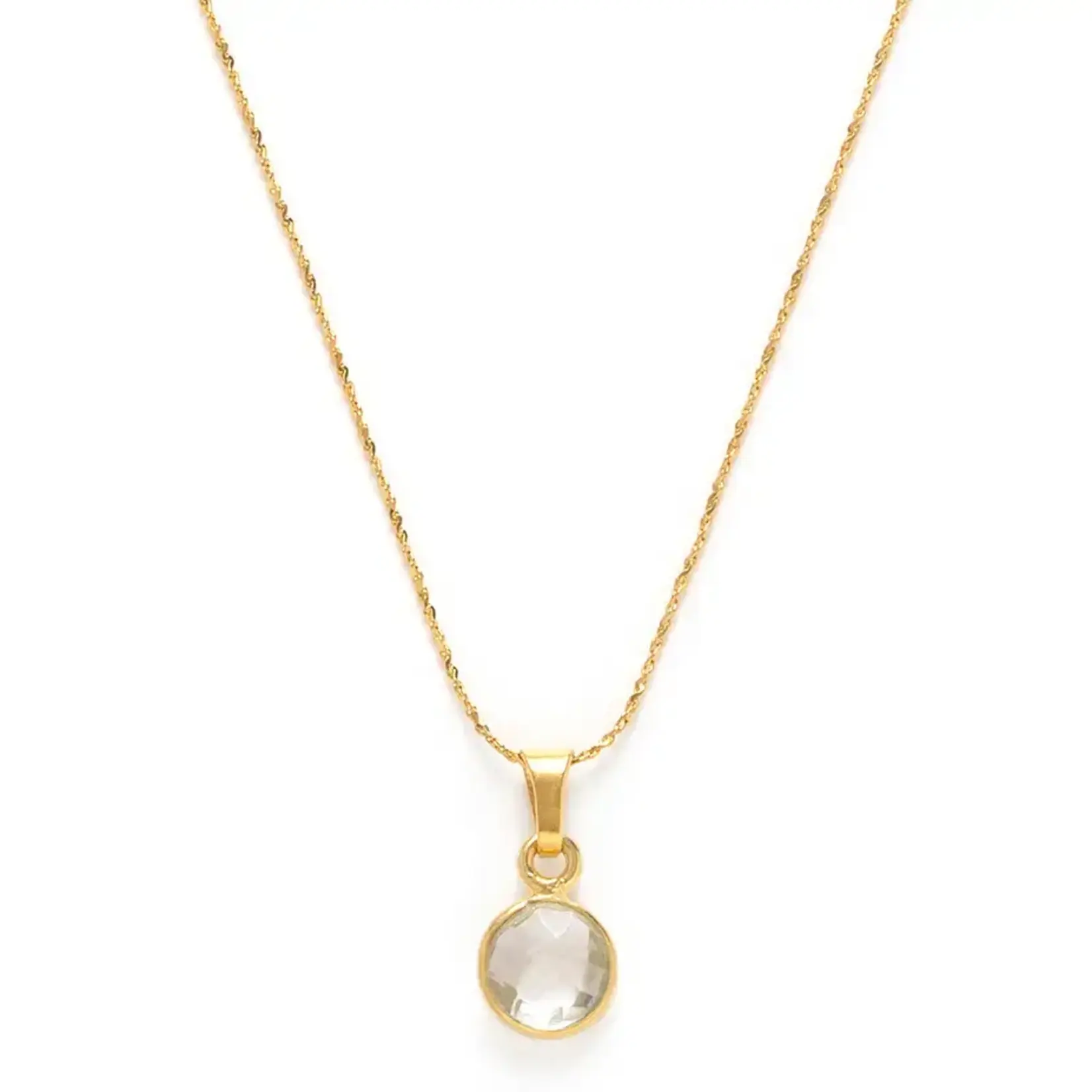 A Mano Herkimer Diamond Necklace - April Birthstone