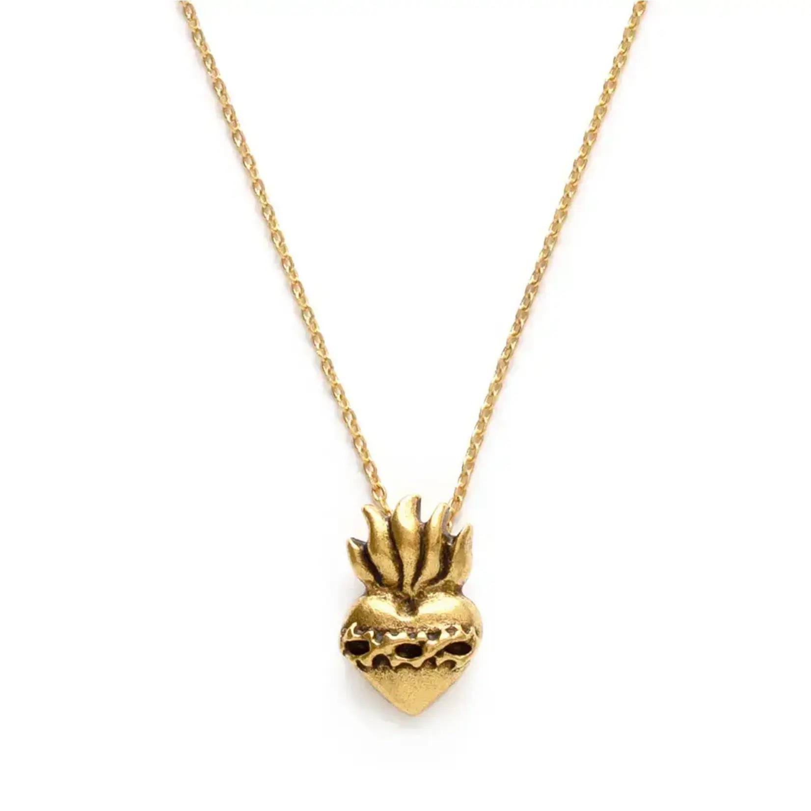 A Mano Corazon Sagrado Necklace