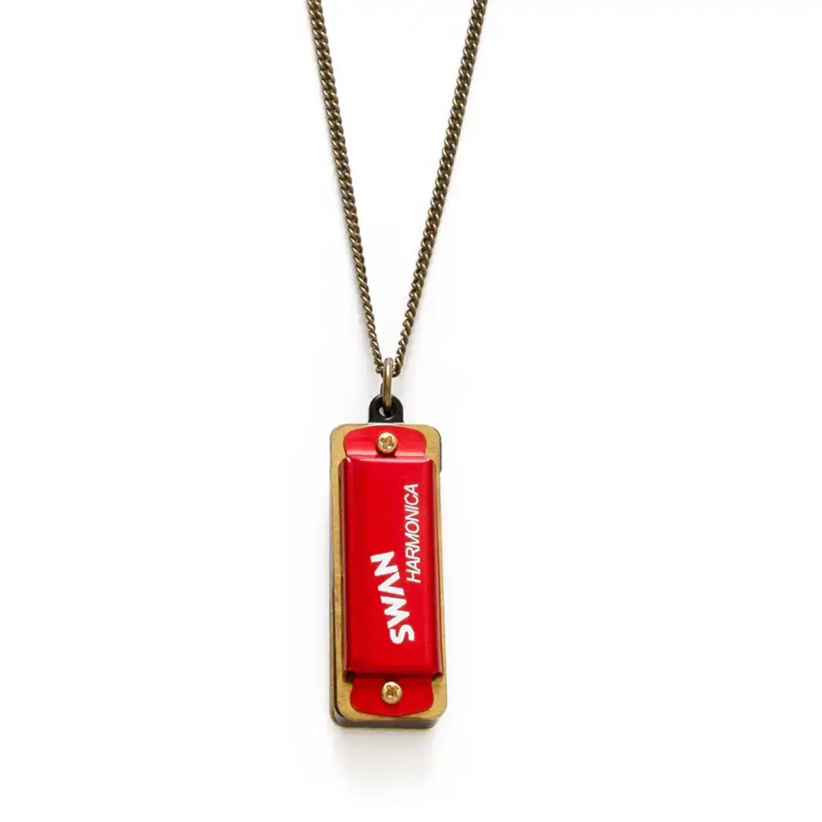 A Mano Red Harmonica Sola Necklace