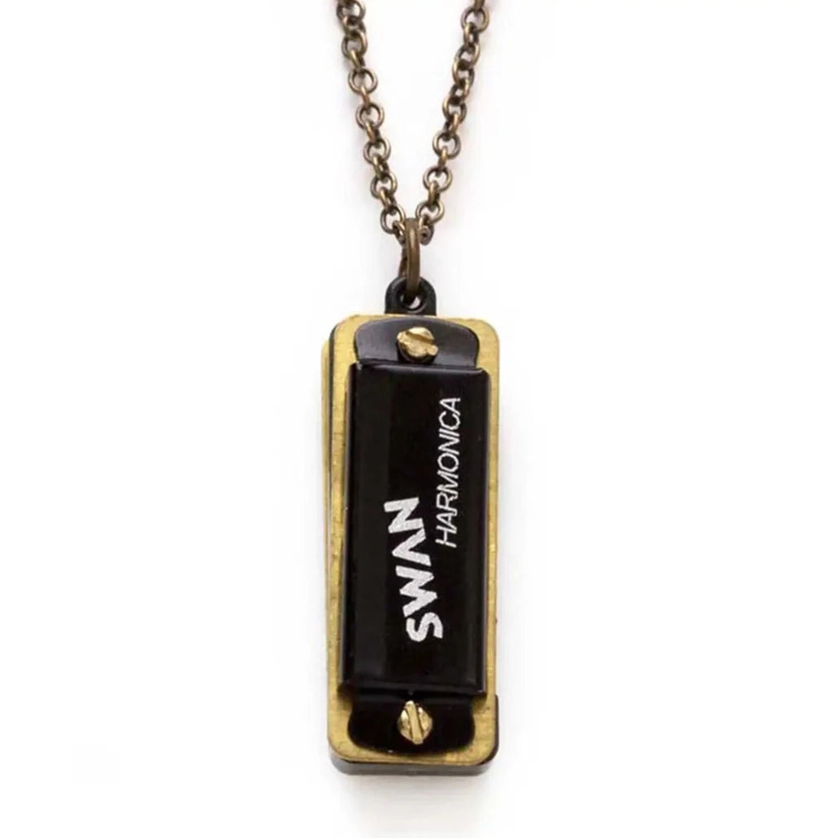 A Mano Black Harmonica Sola Necklace