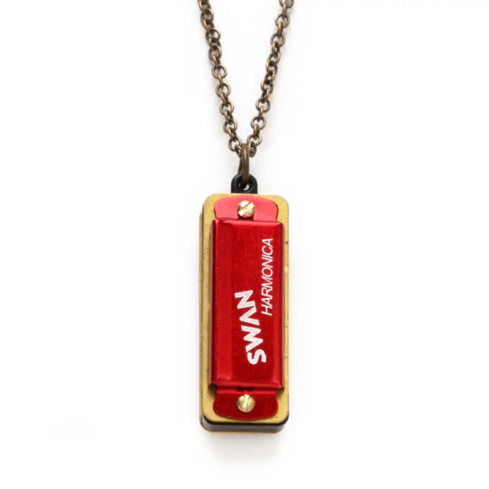 A Mano Red Harmonica Sola Necklace