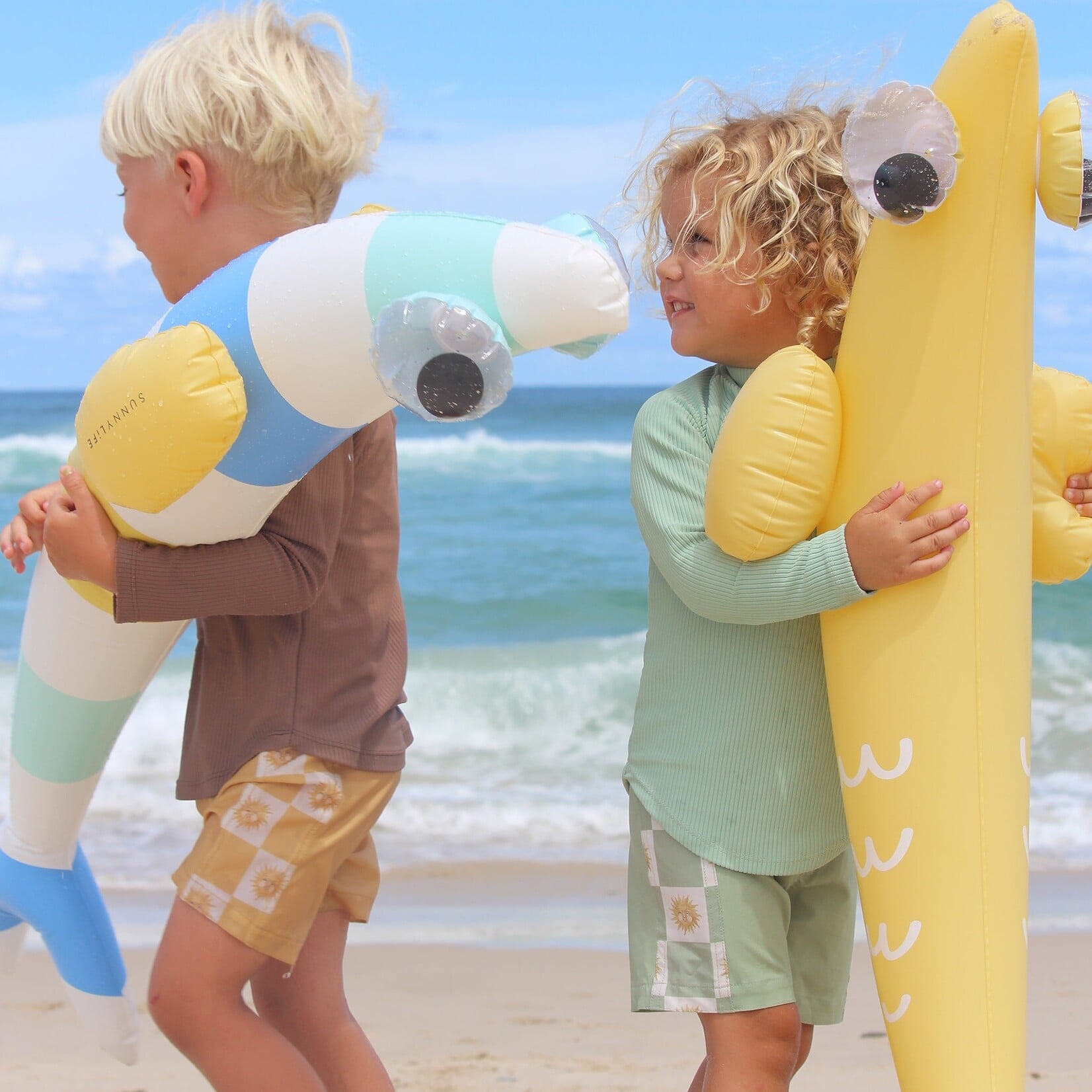 Sunnylife Kid Inflatable Noodle Finn Set