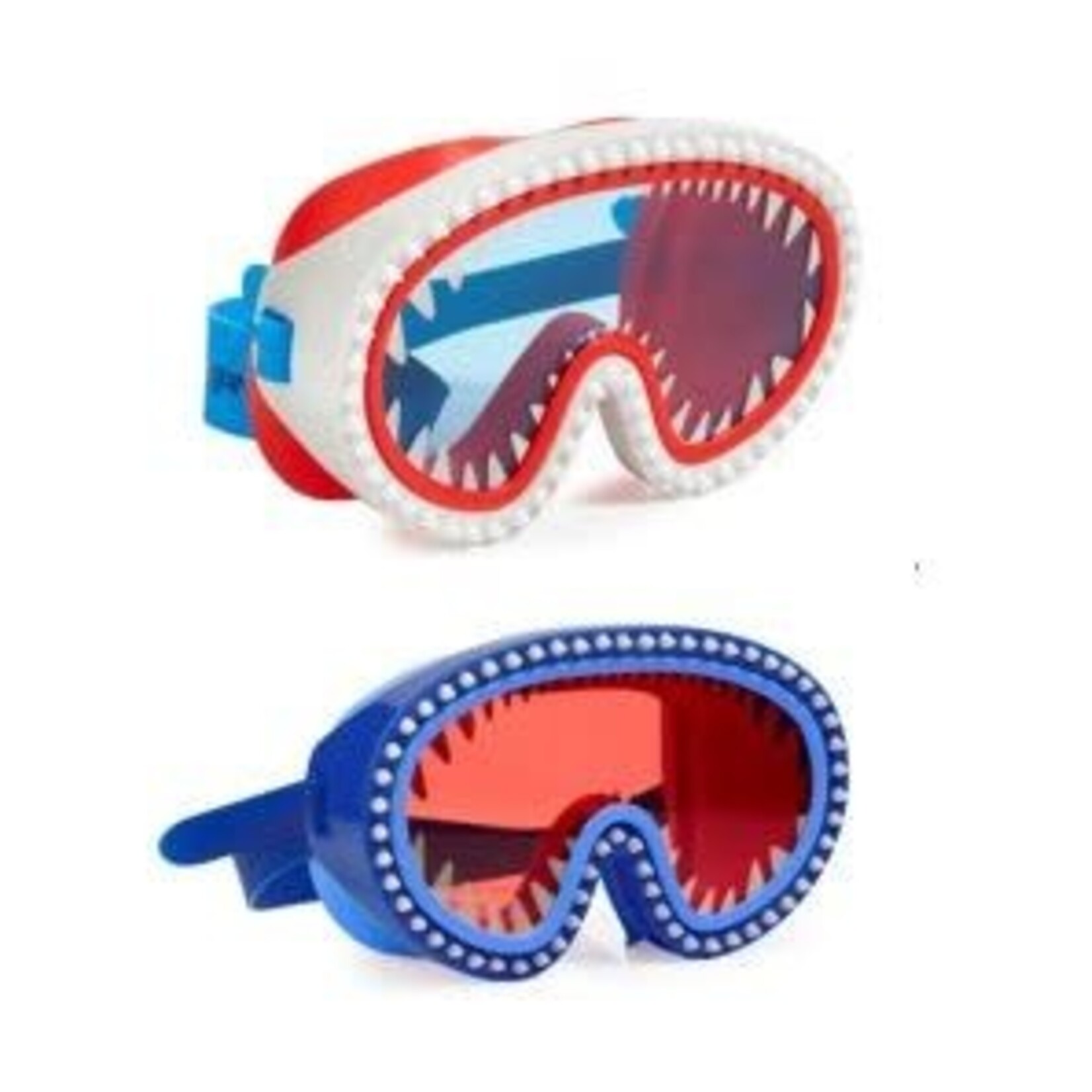 Bling 2 O Inc Nibbles Red Lens Shark Attack Goggles