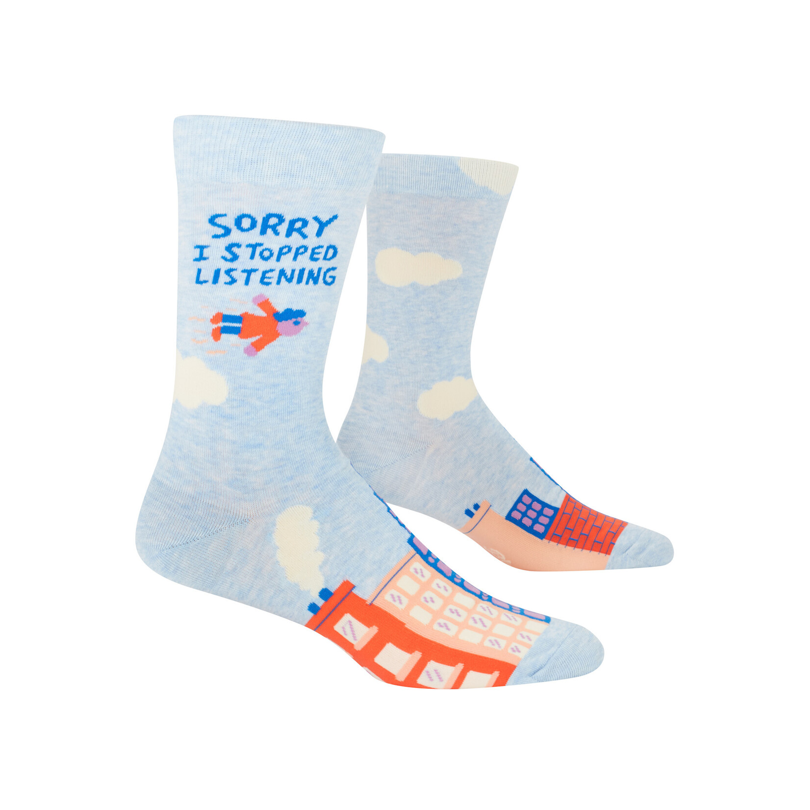 Blue Q Stopped Listening Men's Socks