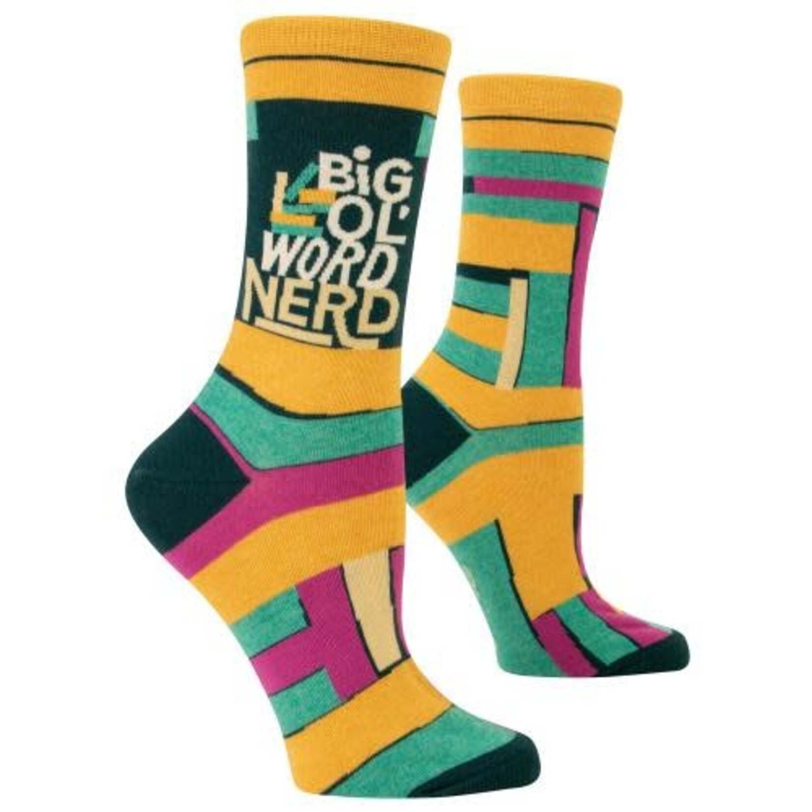 Blue Q Big Ol'Word Nerd Ladies' Socks