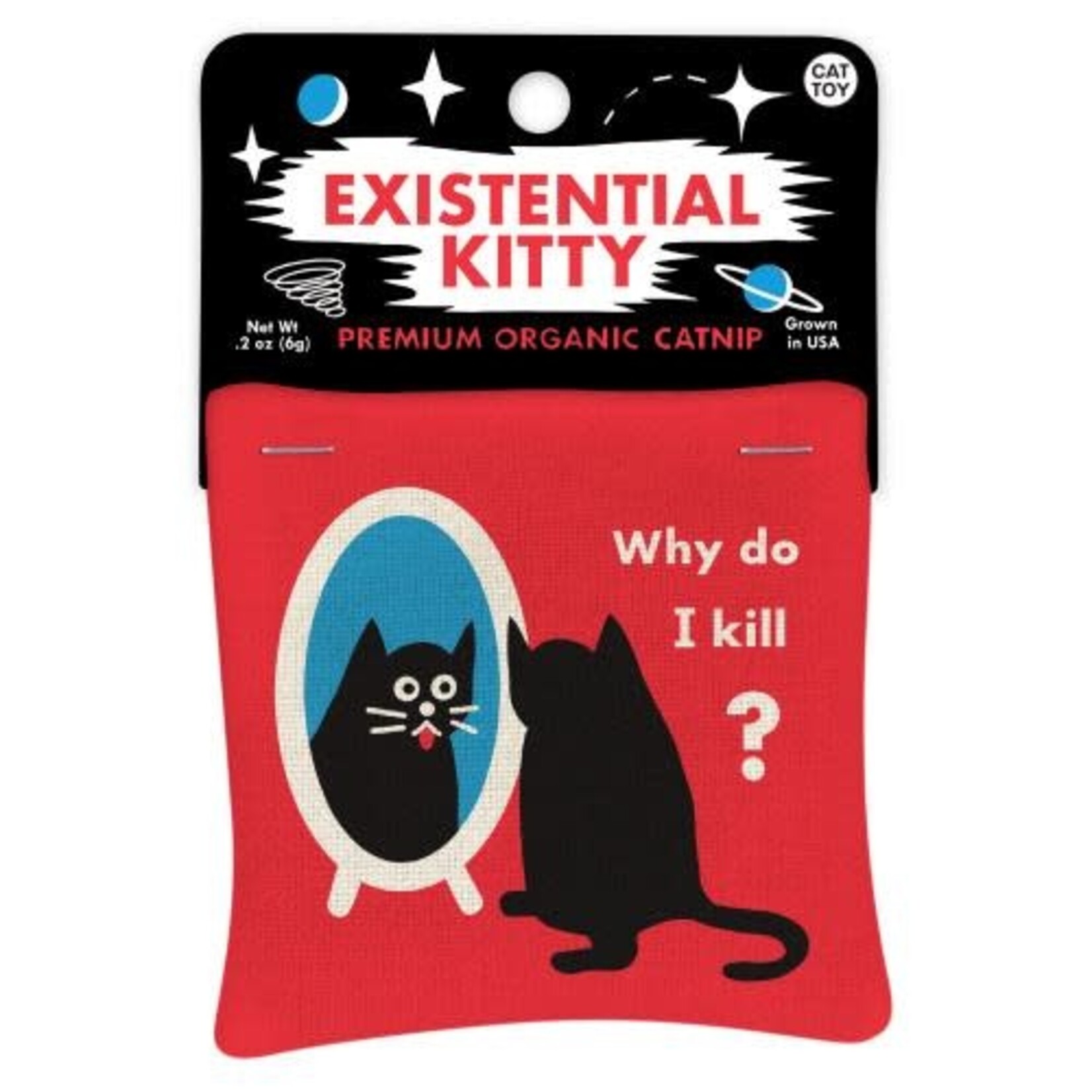 Blue Q Existential Kitty Cat Nip Toy