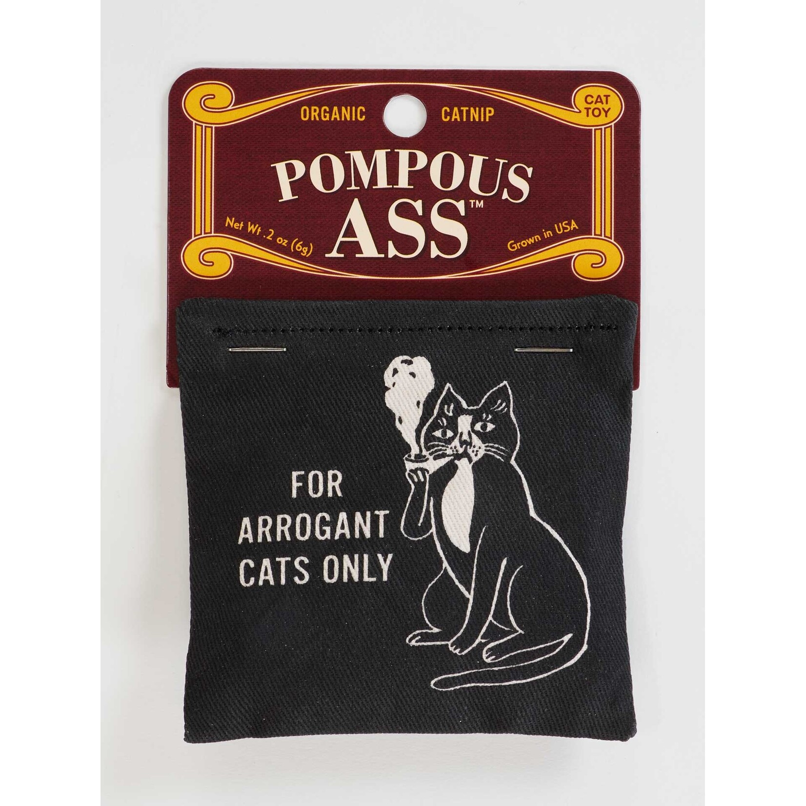 Blue Q Cat Nip Toy - Pompous Ass