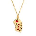 A Mano Playing Cards Charm Necklace