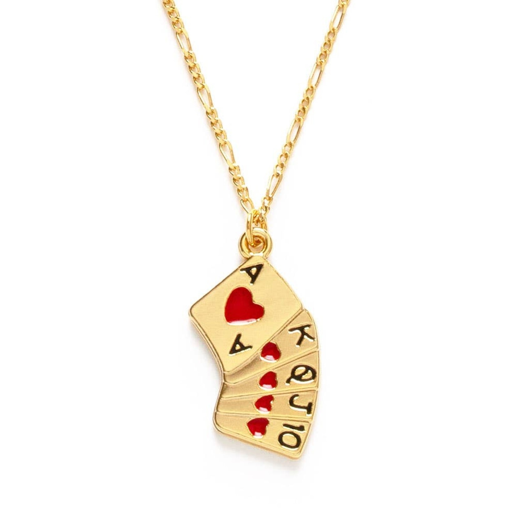 A Mano Playing Cards Charm Necklace