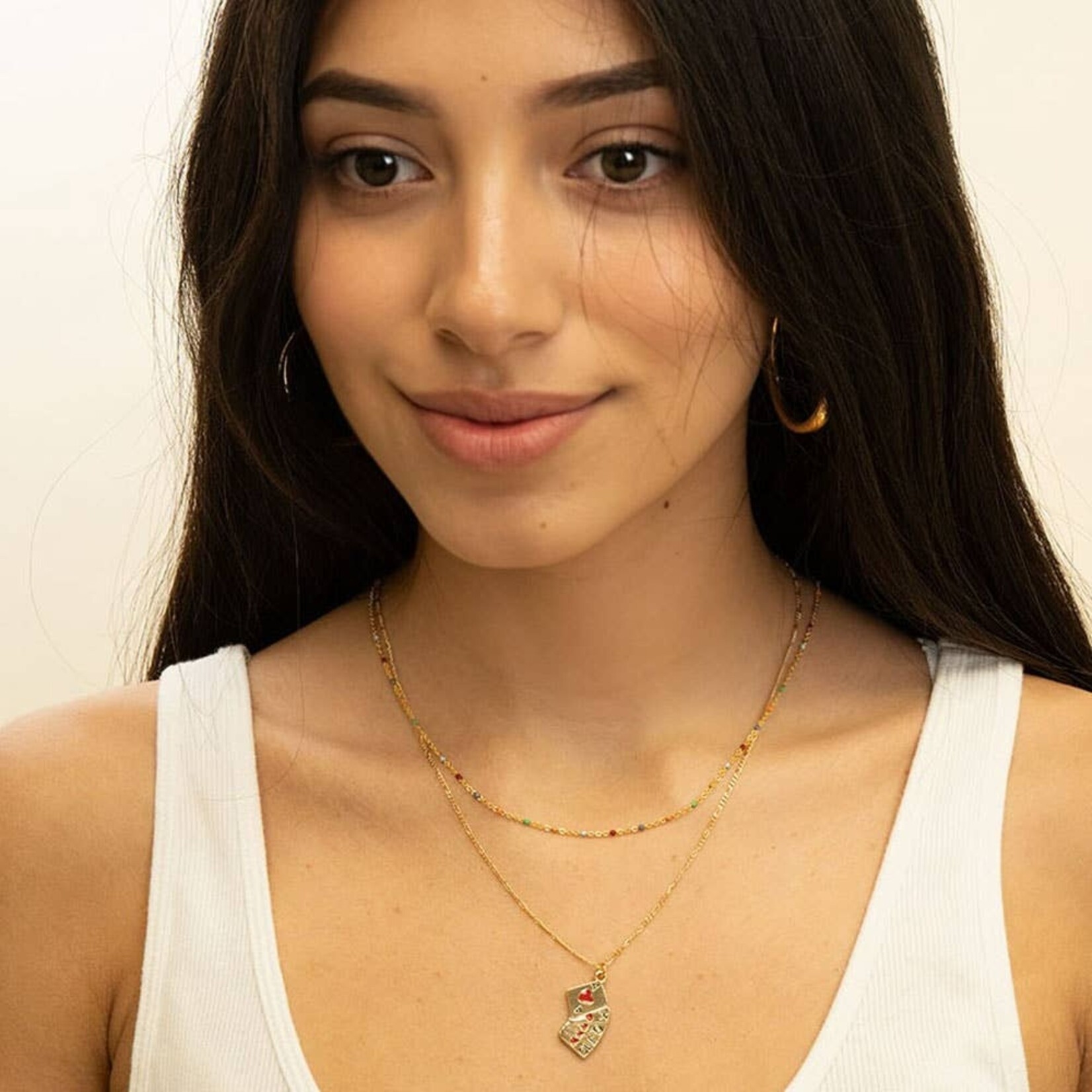 A Mano Playing Cards Charm Necklace
