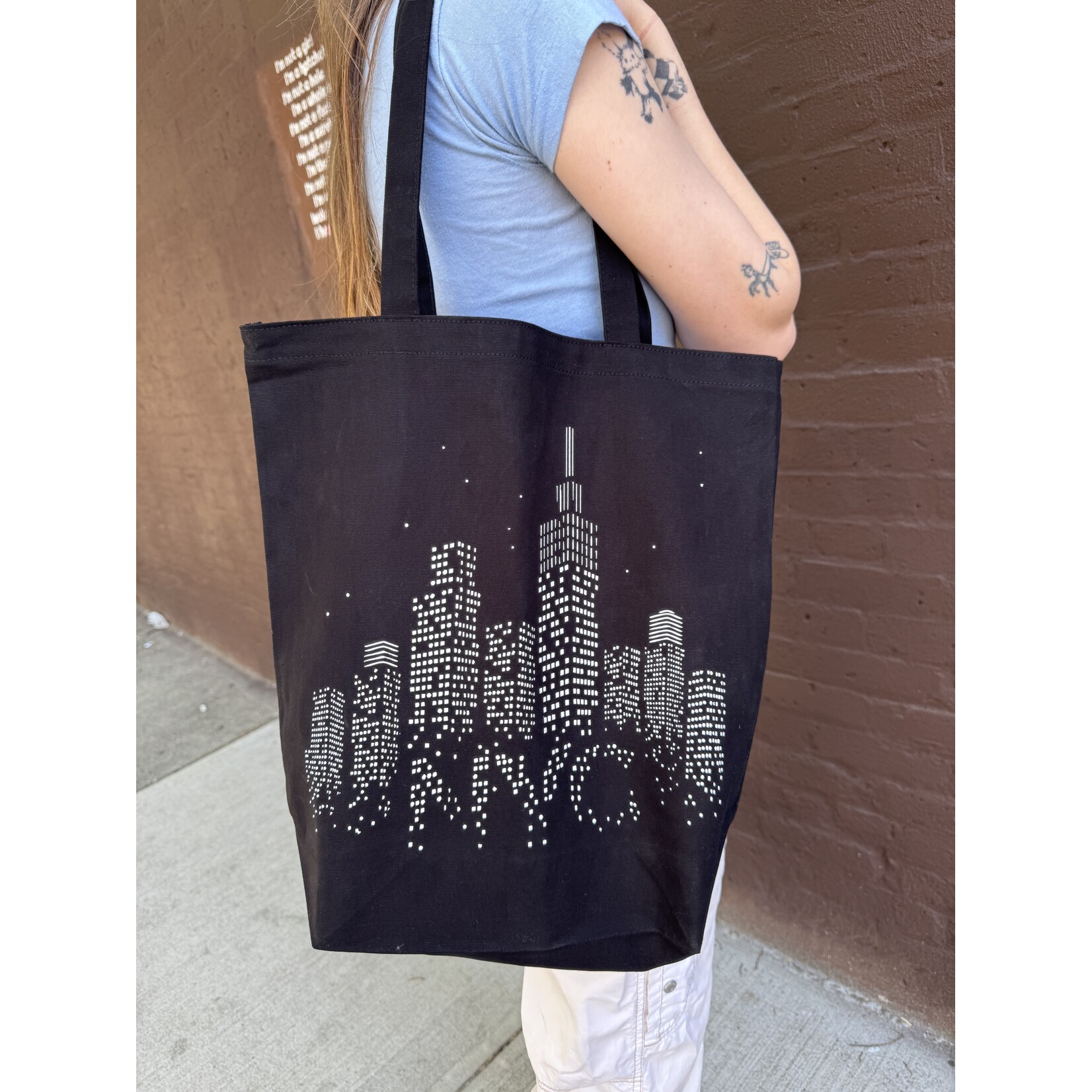 NYC Sky Lights Tote