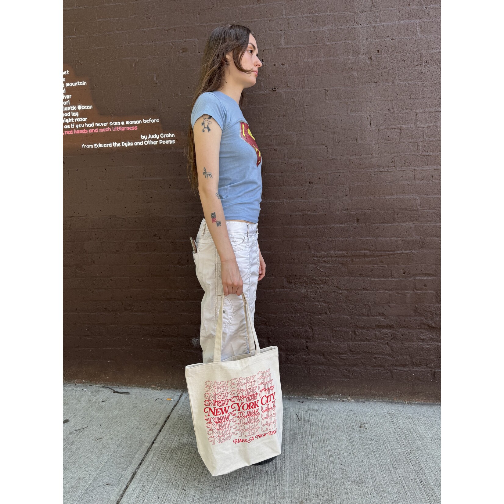NYC Repeating Pattern Tote