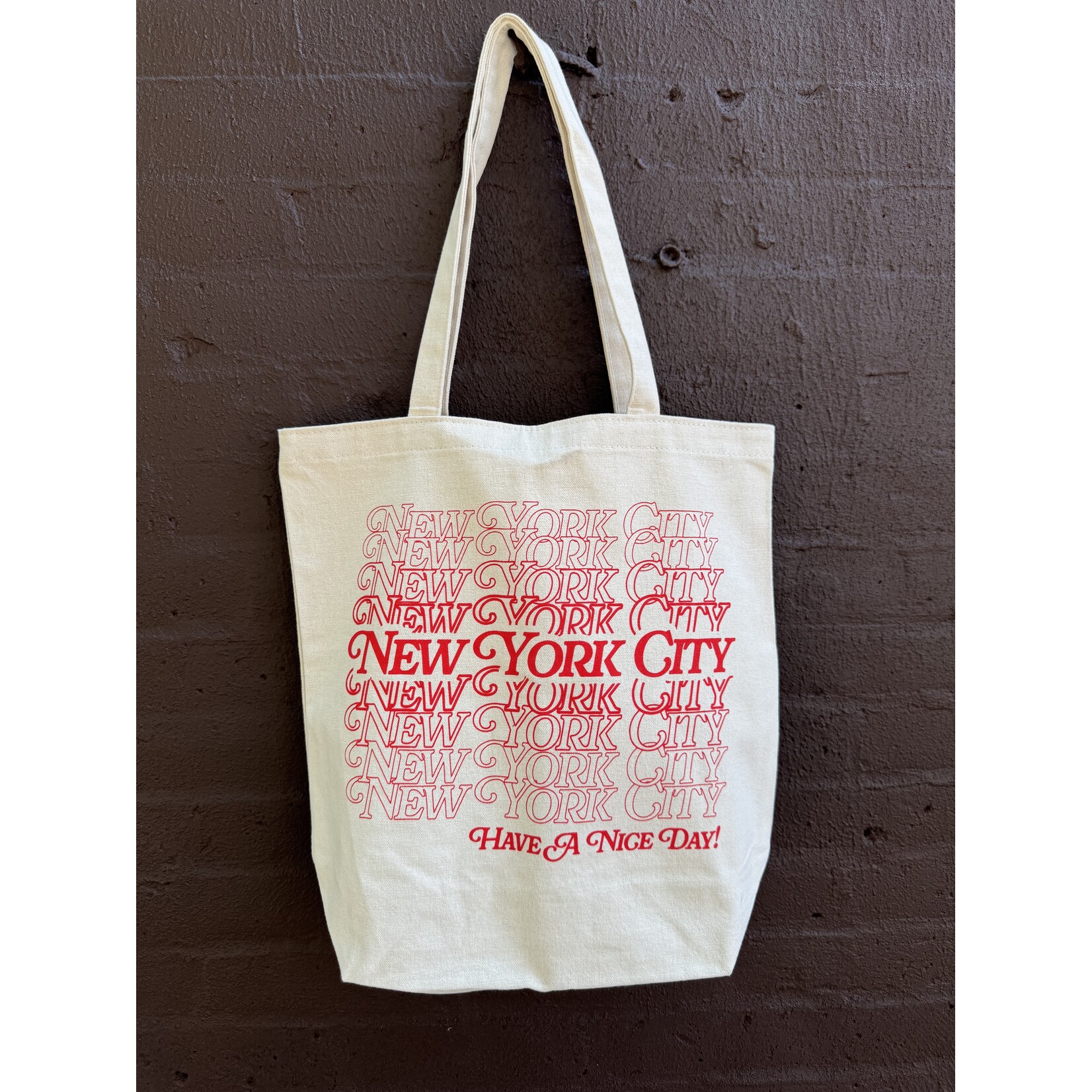 NYC Repeating Pattern Tote