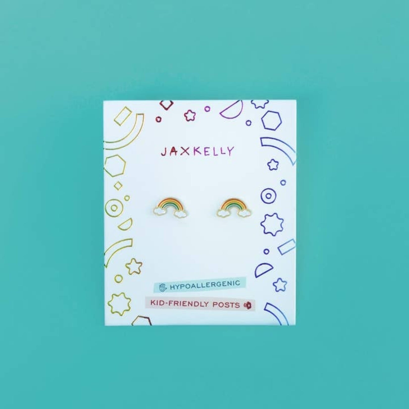Jaxkelly Rainbow Flat Back Stud