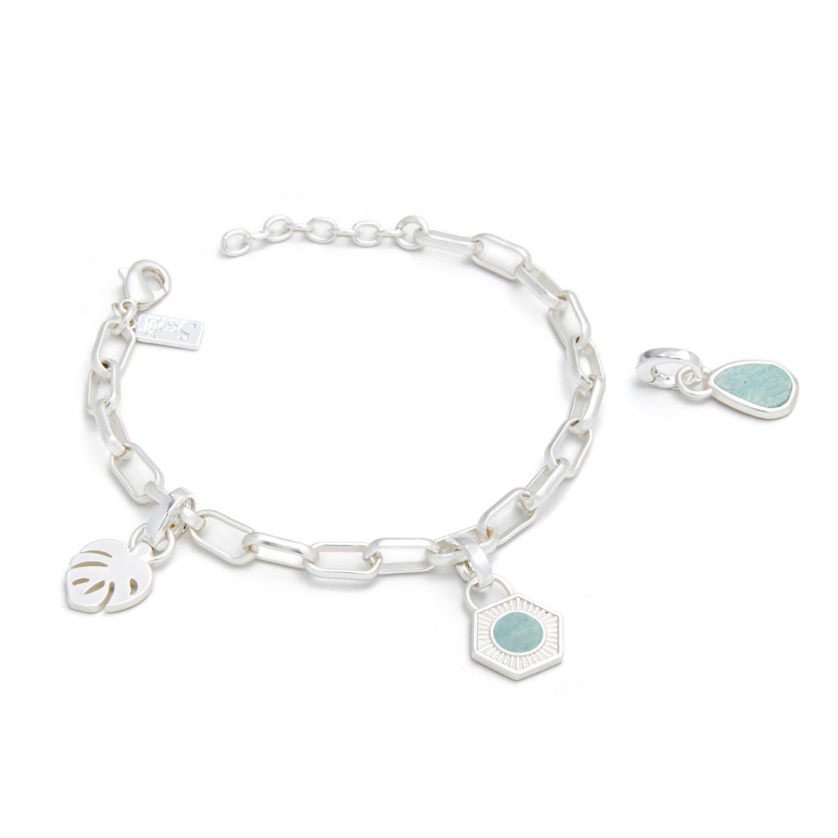 Scout Curated Wears Interchangeable Charm Bracelet - Amazonite