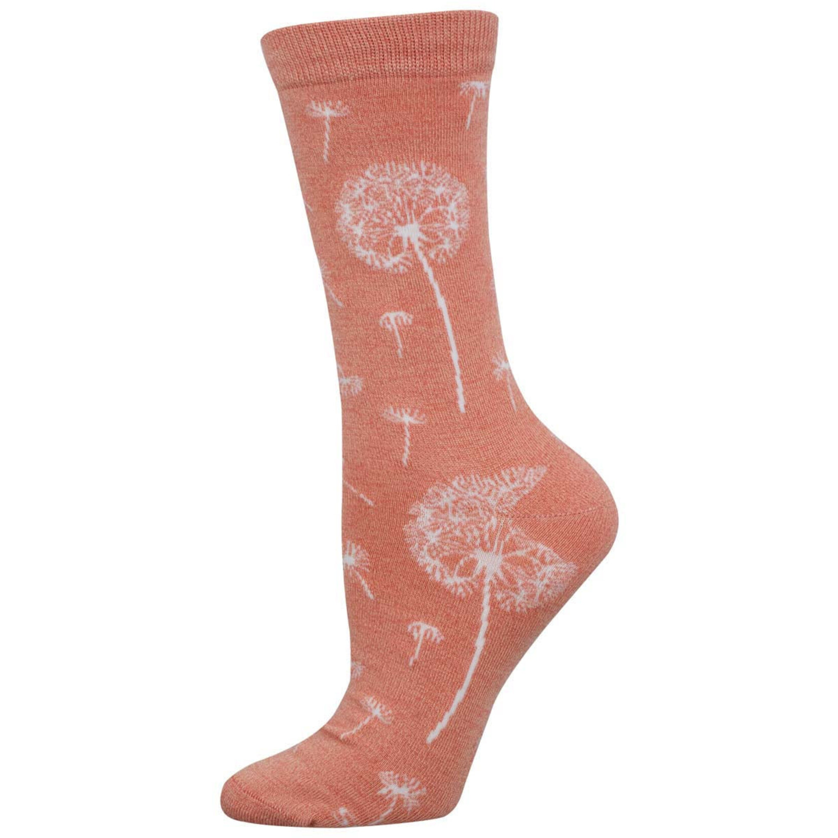 Socksmith Dandelions Dreams Peach Ladies' Socks