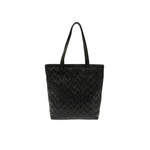 Joy Accessories Willa Woven Tote in Black