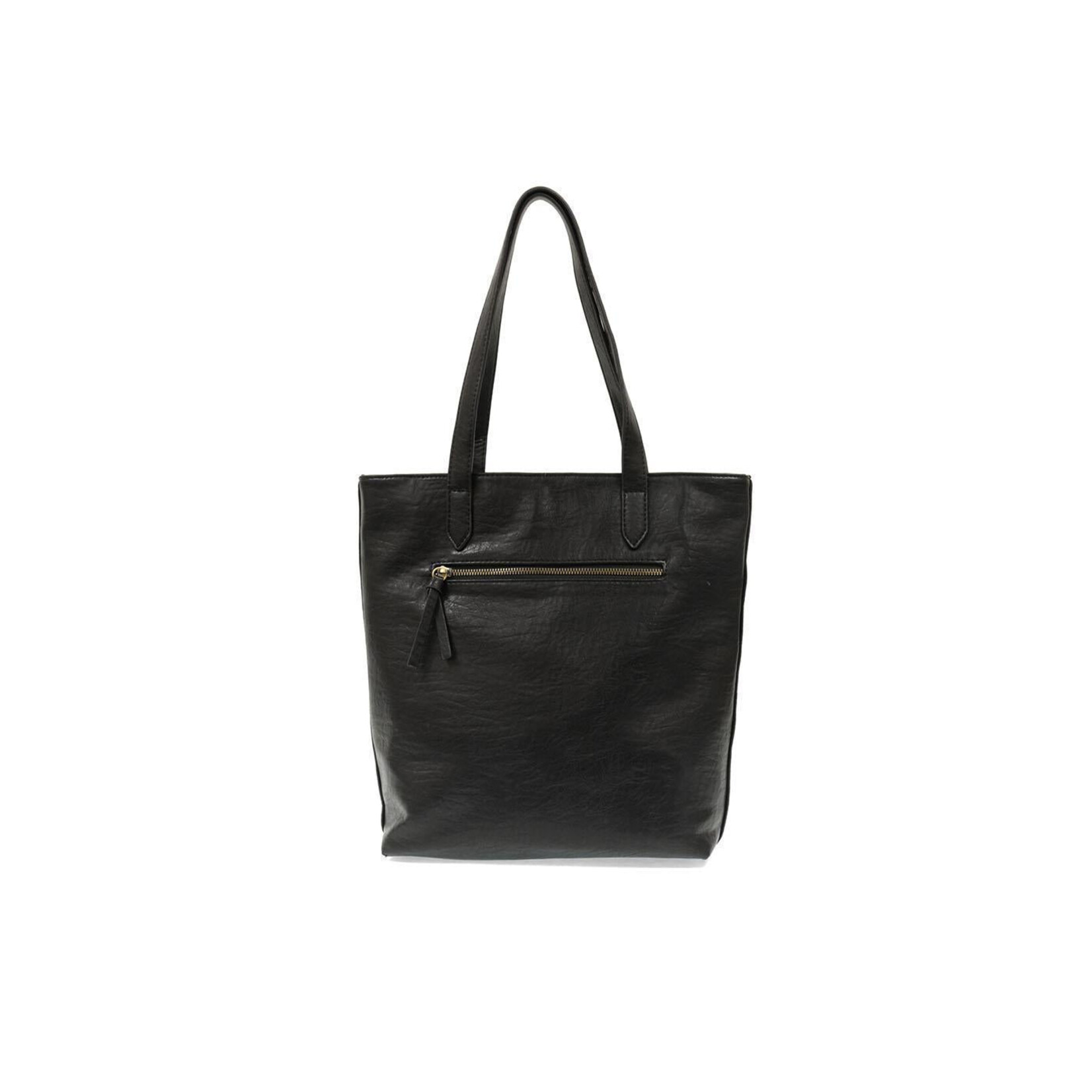 Joy Accessories Willa Woven Tote in Black