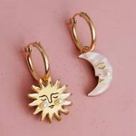 Celestial Gold Hoops