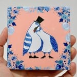 Cuddle Pigeon Coaster