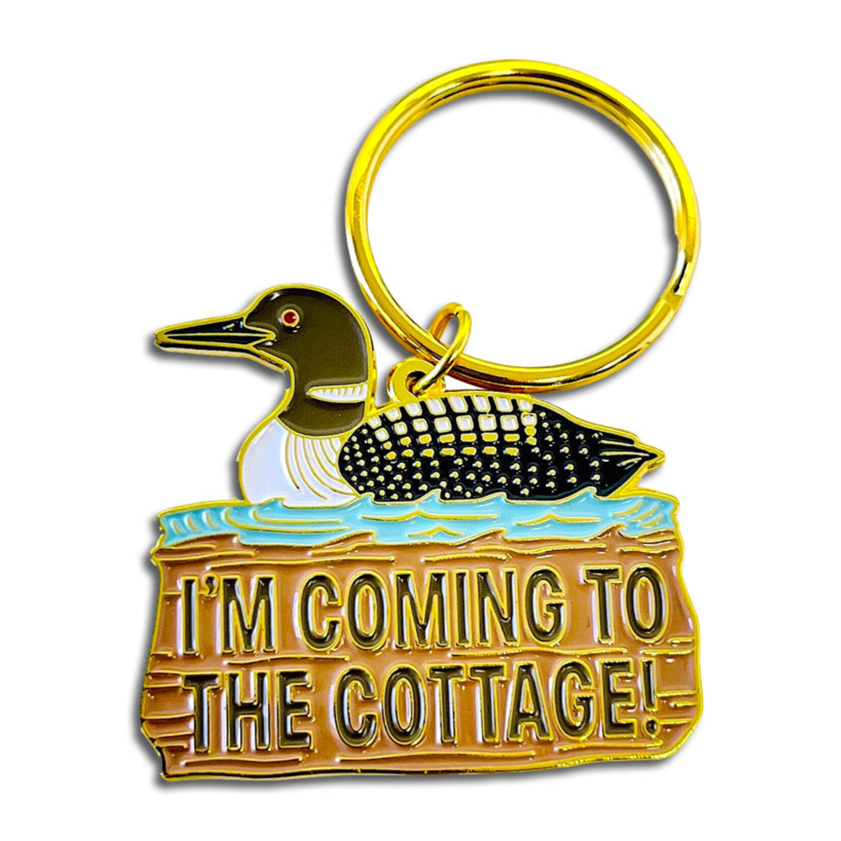 The Found Heated Rivalry I'm Coming to the Cottage Keychain