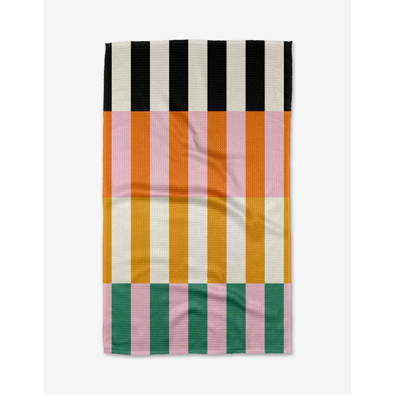 Geometry Stacked Stripes Geometry Tea Towel