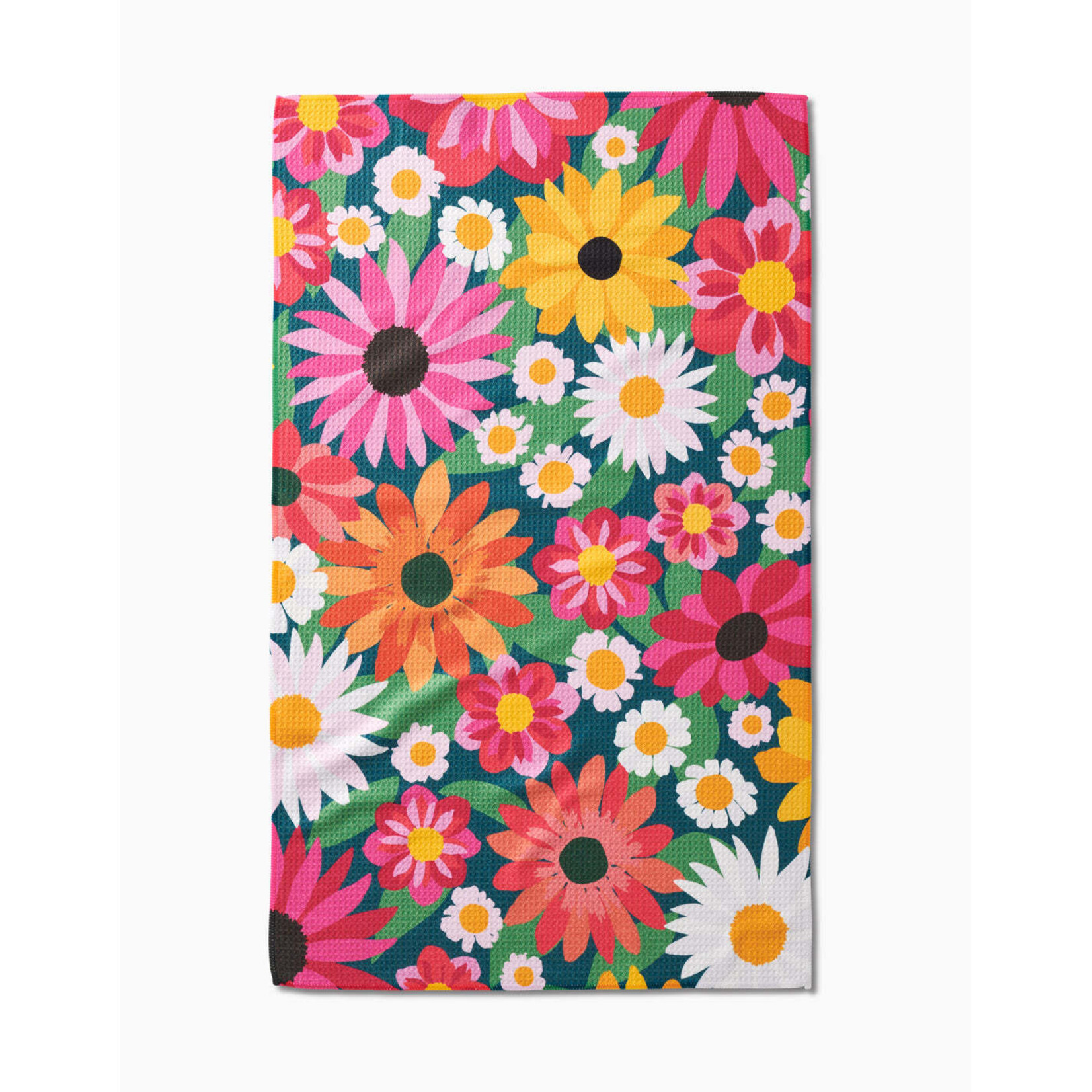 Geometry Wild Blooms Geometry Tea Towel