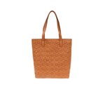 Joy Accessories Willa Woven Tote in Cognac