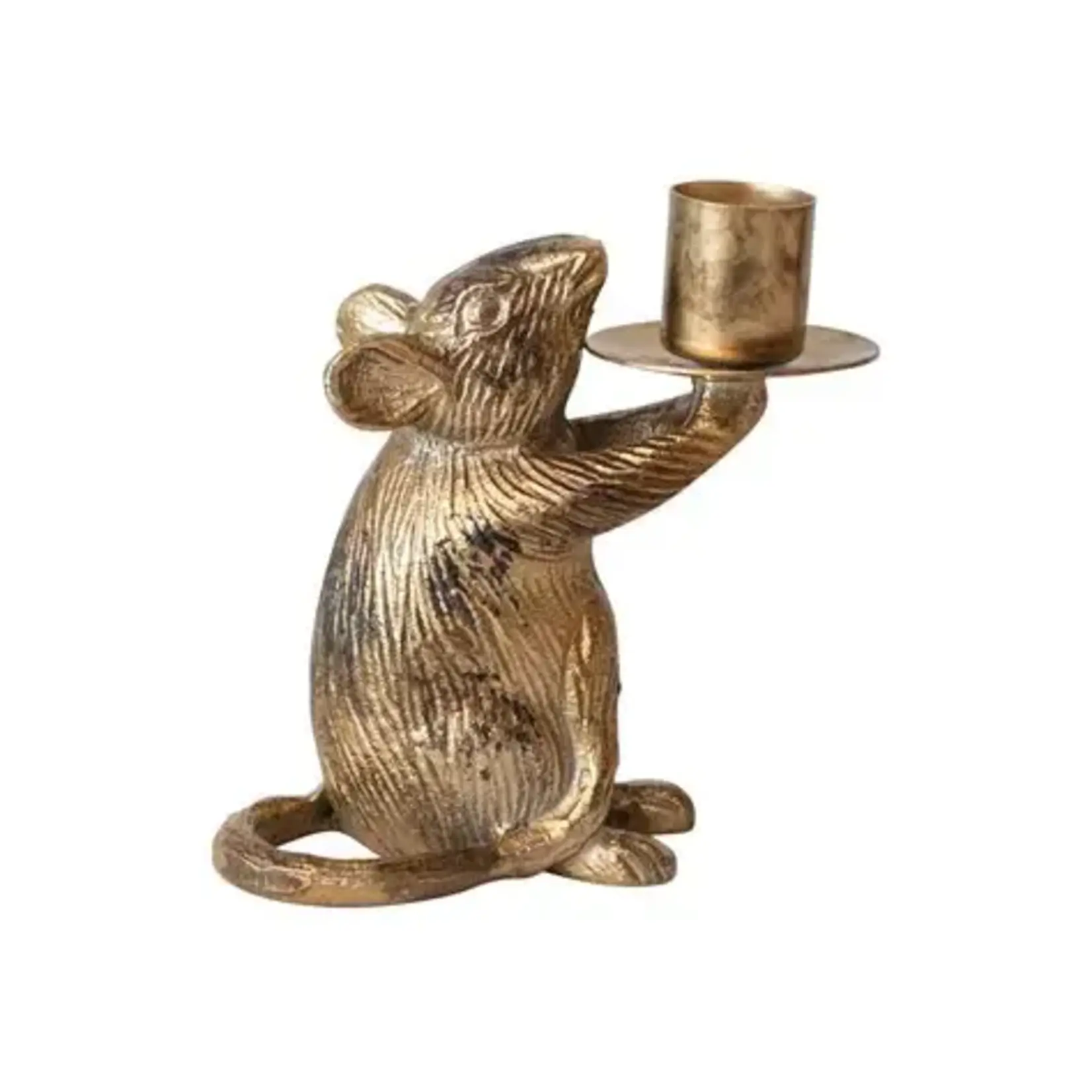 Creative Coop Mouse Taper Holder
