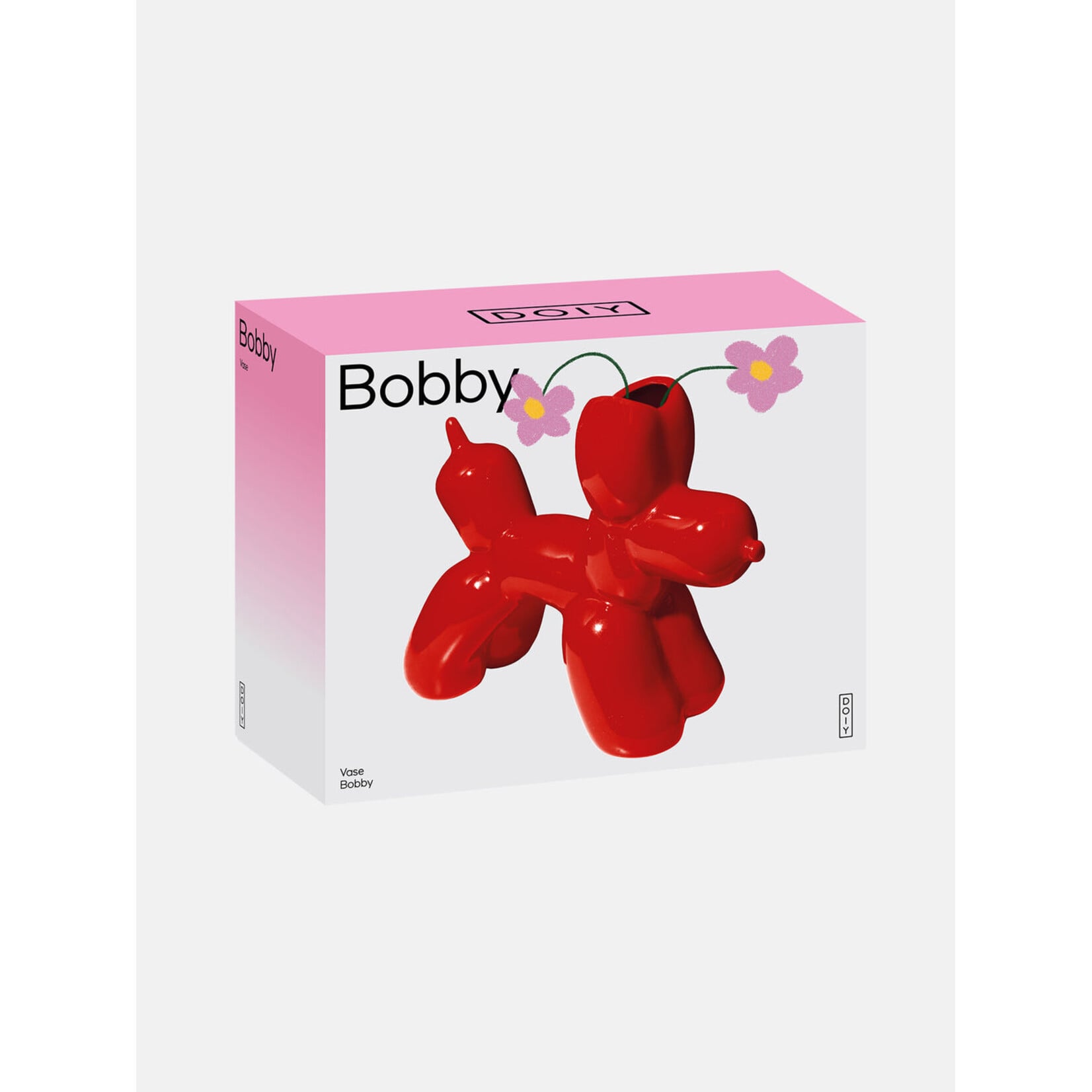 doiy Bobby Red Vase
