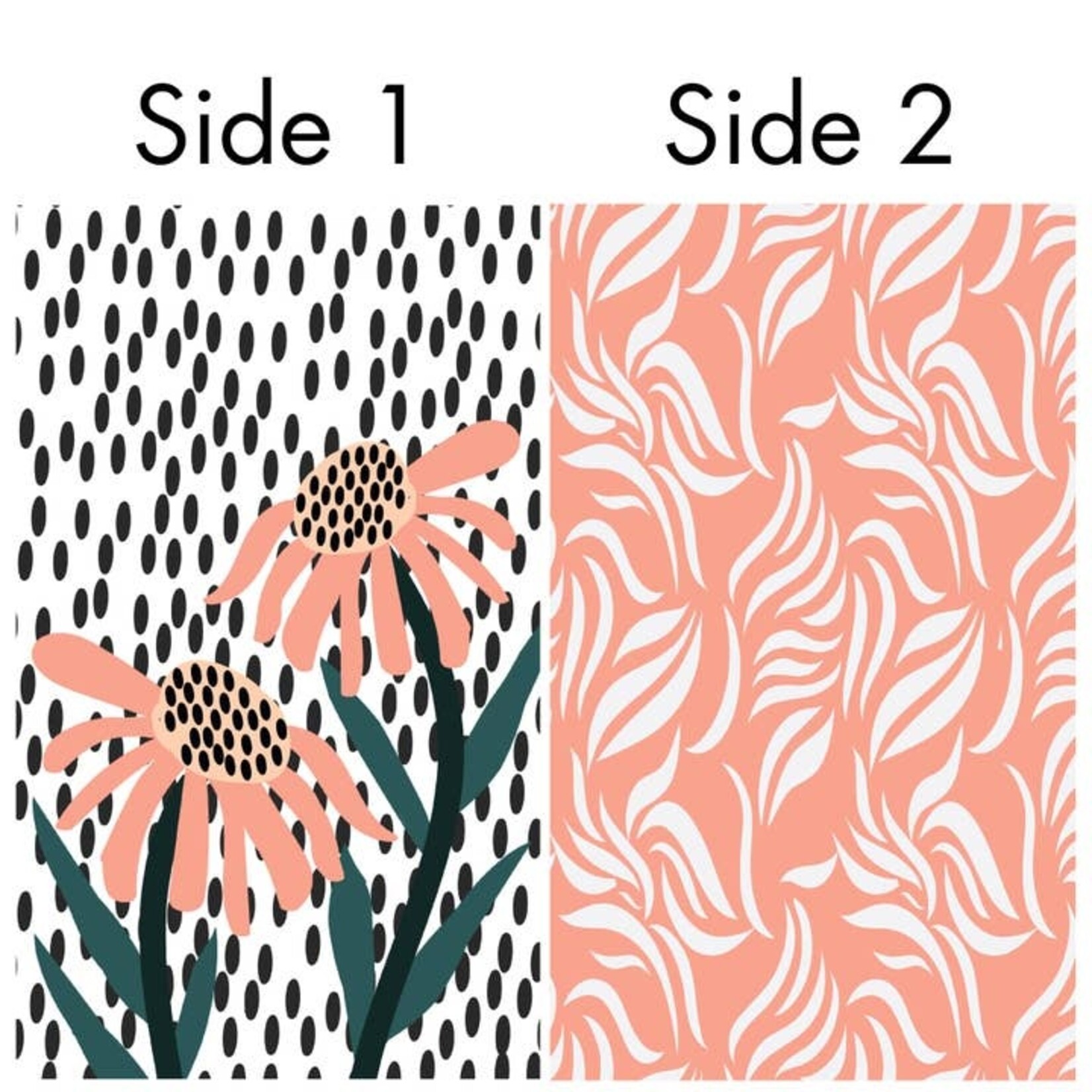 Sand Resistant Towel in Coral Flower