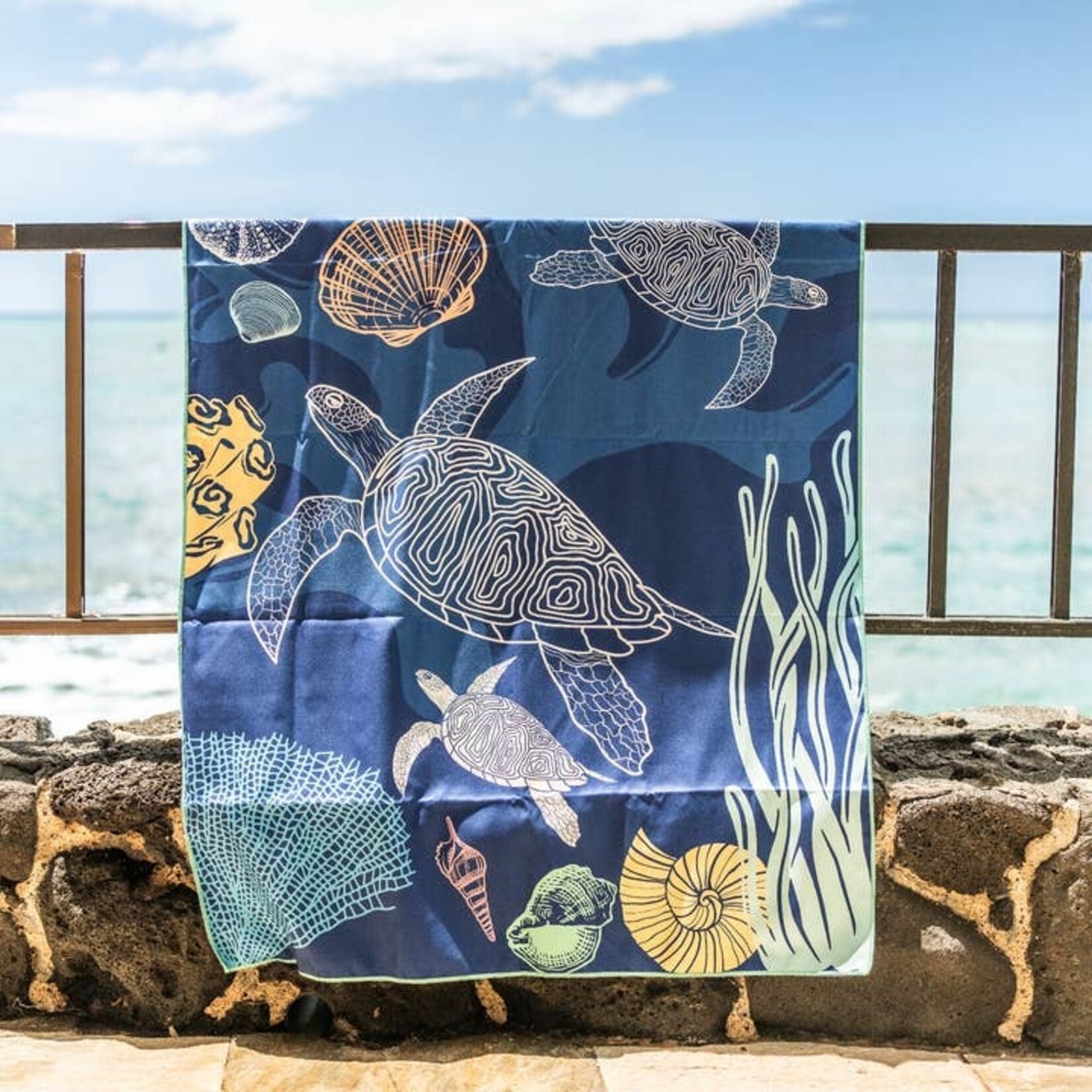 Sand Resistant Towel in Under the Sea