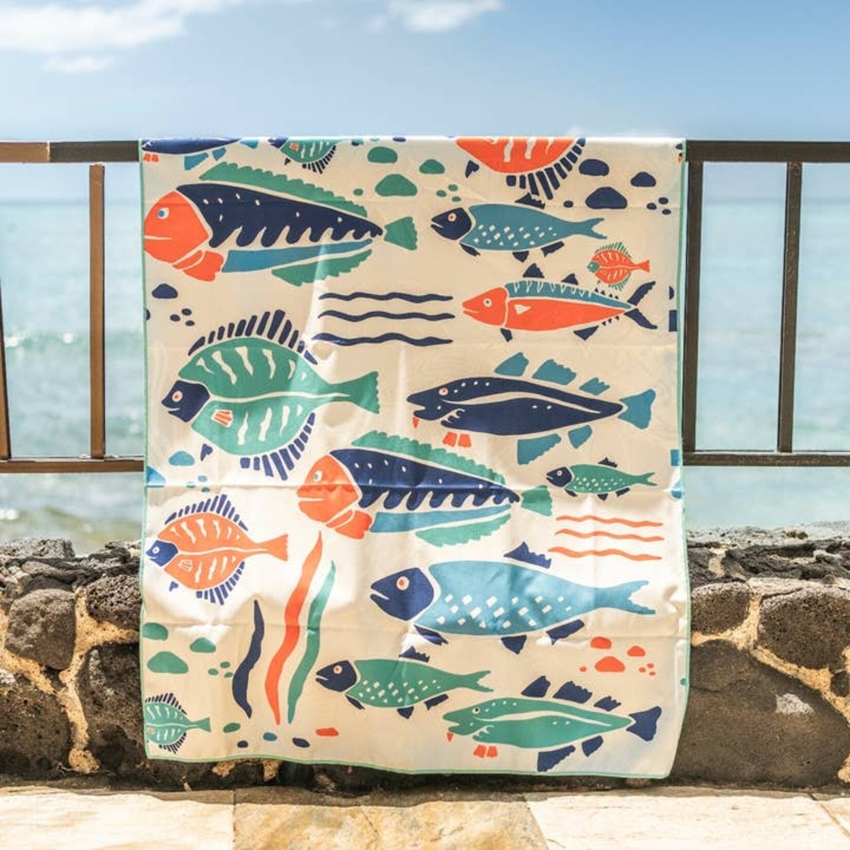 Sand Resistant Towel in Under the Sea